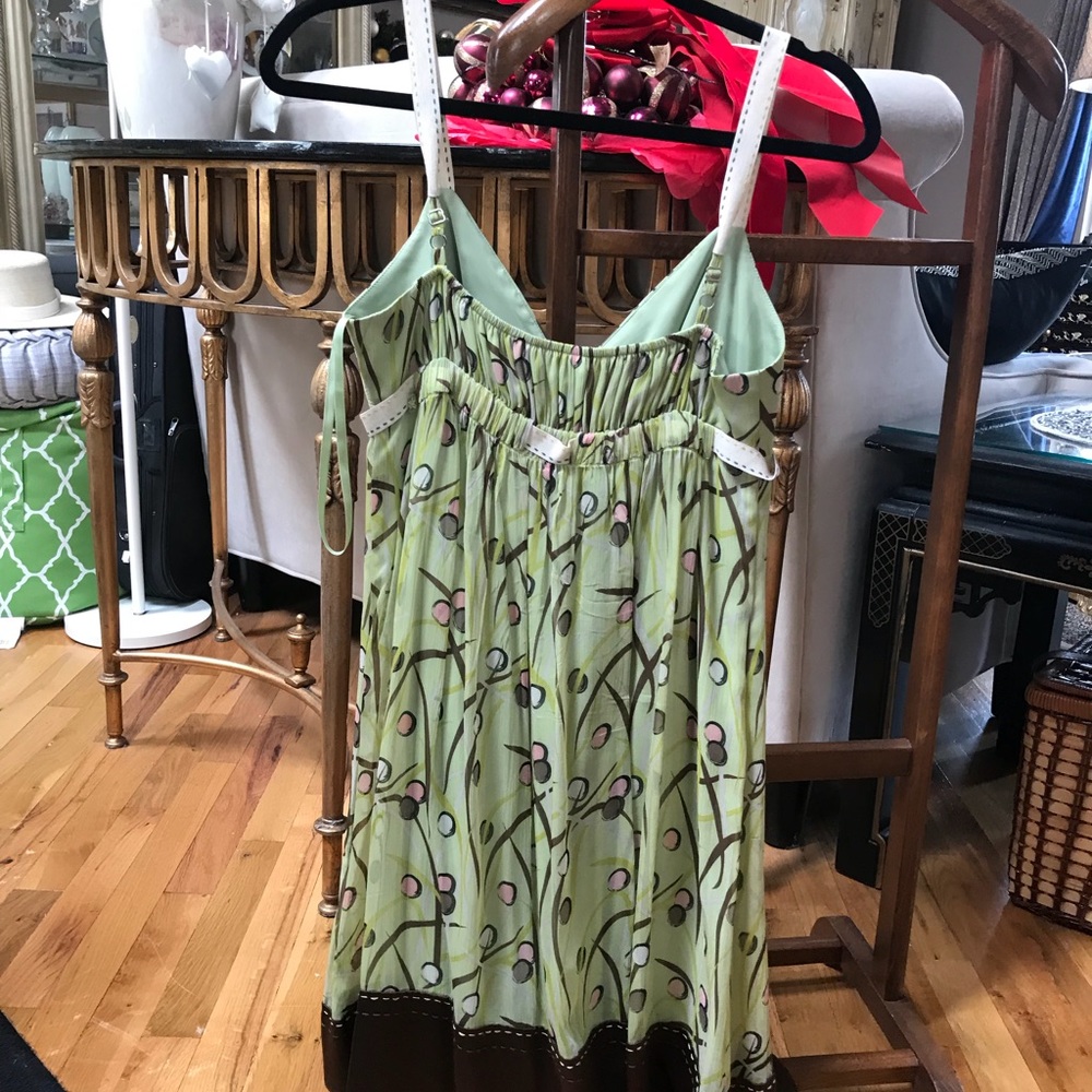 BCBG Maxazria silk dress Sz 4 - Picture 2 of 6